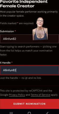 Help Me Get Nominated for Avns 2027