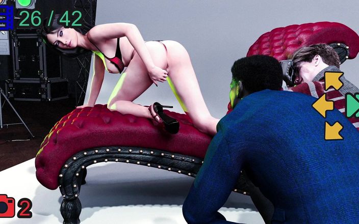 Porngame201: ファッションビジネス - モニカ写真撮影#5 - 3Dゲーム変態