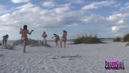 Dream Girls: Fun day with 5 hot naked party girls