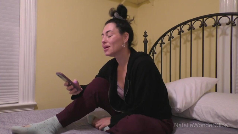 Natalie Wonder: Мачеха колоношлюхи, подготовка к а-ля твоему члену - она сказала никаких сюрпризов, но скажи это бушующей стояке в твоих штанах