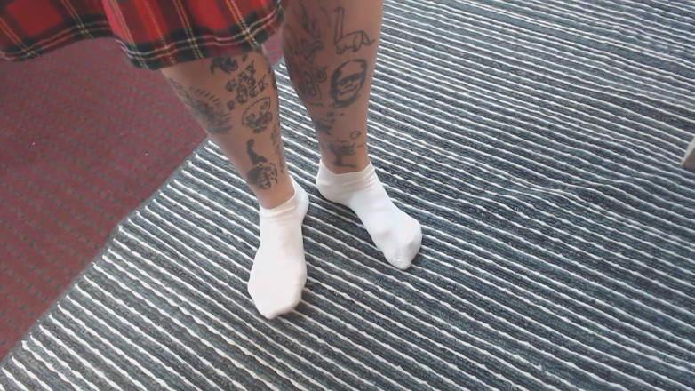 Abby Anna: Calcetines bonitos blancos