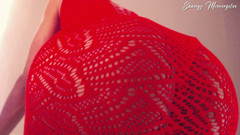 Shainyz Morningstar: 赤いドレス, お尻, コック, 楽しい