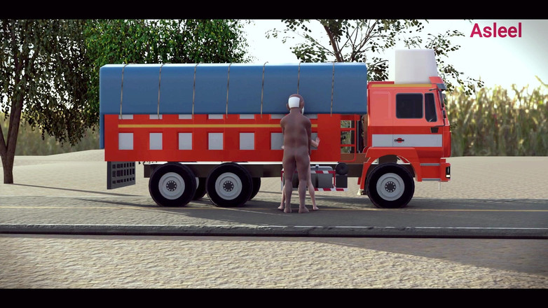 Asleel jawanee: Indian Truck Driver Fucked a Lady in Outdoor Hardcore