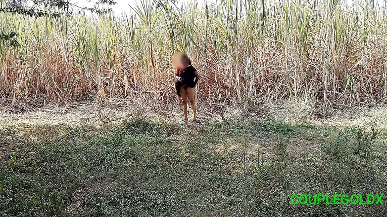 Sexy Komal: Komal Was About to Fire the Sugarcane of Her Field...