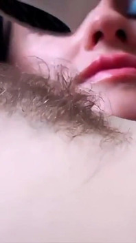 Big Tit Hairy Girl with Hanging Labia