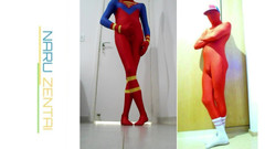 naru zentai: Haben sie spaß im superman zentai anzug
