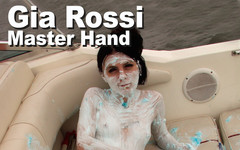 Picticon bondage and fetish: Gia Rossi & master loďka a holení těla