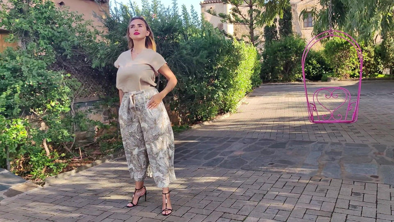 Goddess Lena: Obdivujte Mě V Mé Zahradě