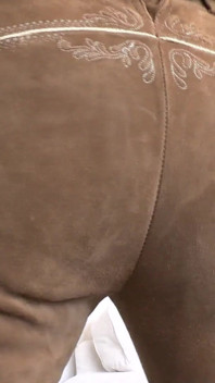 Bavarian Lederhosen: Ass Sniffing and Cumming on My Ass! Lady Victoria Valente