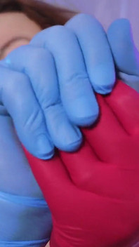 Asmr: 니트릴 장갑 2층(아리아 그랜저)