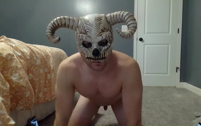 Bald Daddy: Balddaddy White Straight Muscle Man Does Anal Play with Toys