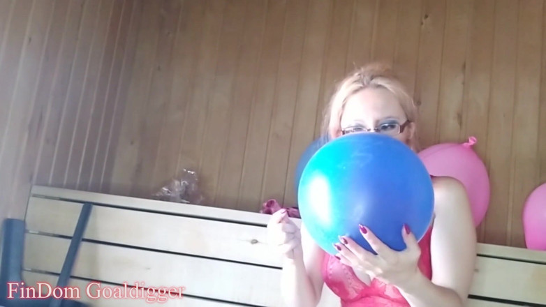 FinDom Goaldigger: Sissy ballon slet training