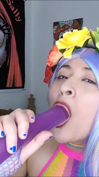 Neon Goth Girl's Favorite Toy