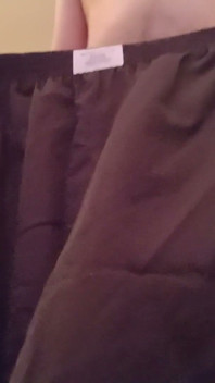Long and Short Black Trousers