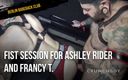 BERLIN BAREBACK CLUB: Fist session para Ashley Rider e Francy T.
