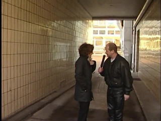 Lucky Cooch: Girl talking to a reporter