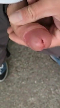 Piss and Cum Outdoor in a Park