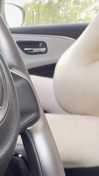 Romantic Car Sex with Asian Teen and Big Creampie