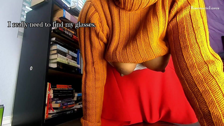 RosemarieLoves: Velma Looking for Clues POV Under Skirt Big Fat Pussy