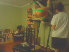 Switch sluts: Duck tapped balls stretched & kontol disepong TOMWOODS2020