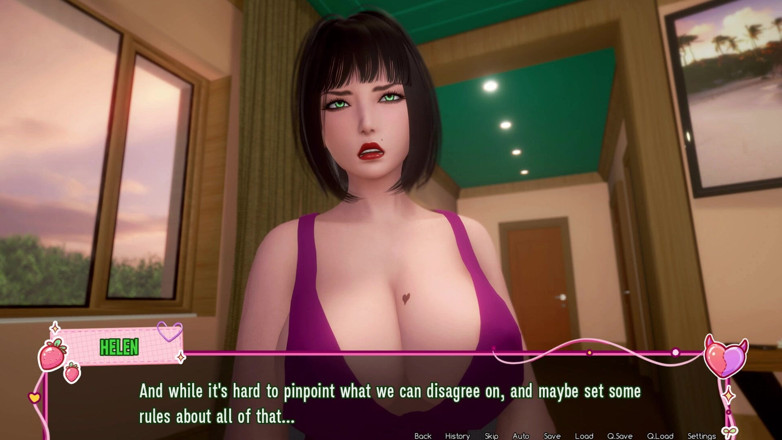 3D Cartoon Porn: Murmur 43 - Yui Reveals Her Secret Sex with Adam During Dinner...