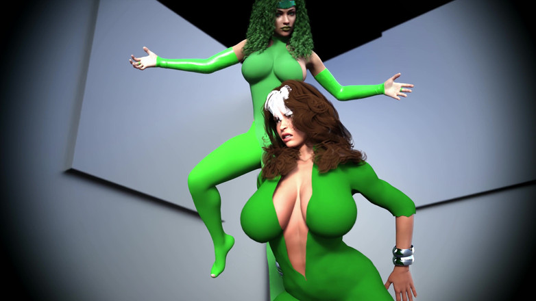 Kimdam3d: Fggb 66 पोलारिस और बदमाश xmen से