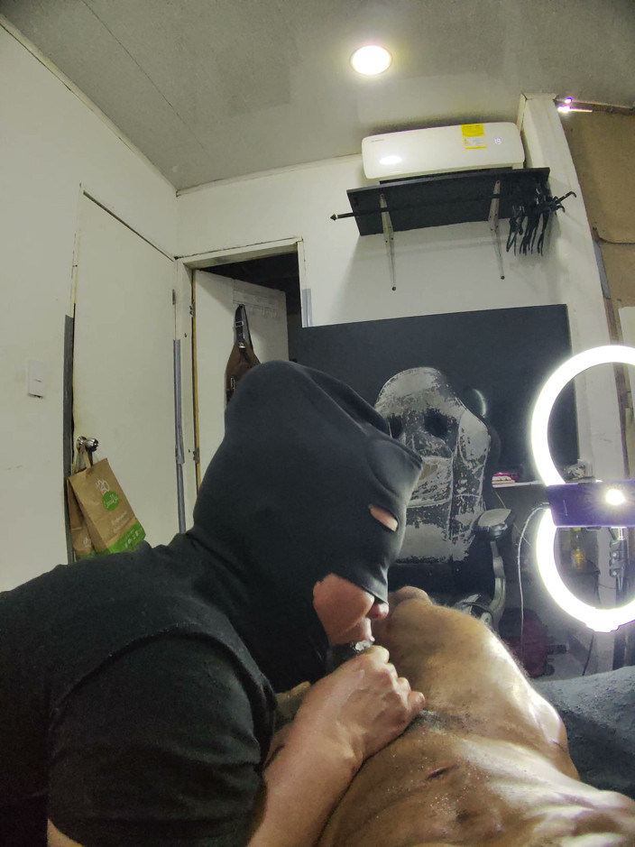 Cum-lobian dickdrainers: Gardło Champ Black Mask 3