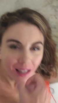 First Time Step-sister Fucks on Camera
