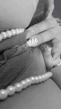 Delicious MILF Fucks with a Big Cock and Her Pearl Necklace!
