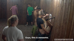 Czech Gay Fantasy: Fantezie homosexuală cehă 4 - partea 1 cătușe și călușuri - cururi gata pentru exercițiu