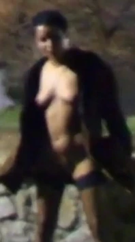 Nina Lisa: Lisa Peeing Outdoor in the Night