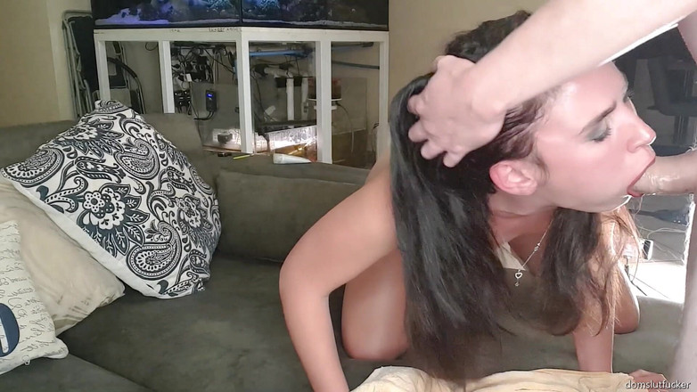 domslutfucker: 粗暴痛苦的屁股到嘴巴操逼与大射精颜射