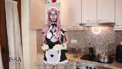 Lissa Brown: Une femme transformée en robot, Pleasure_cleaning Mach