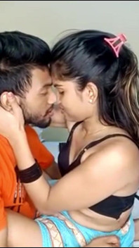 Desi Girl Neha Romantic Kissing Boyfriend Boobs Press Many More Watching Video