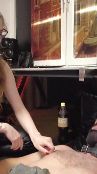 Fed and Humiliated Chastity Slaves