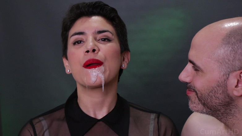 TheArtOfCum: 입에서 떨어지는 핫한 정액