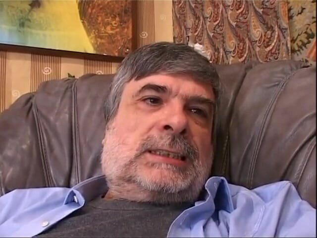 Xtime Network: Cute brunette riding old man's cock