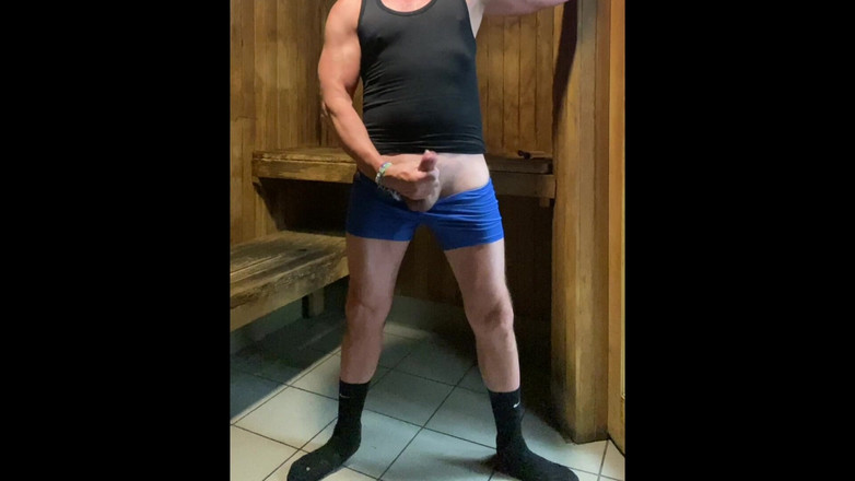 JockDad87: Jockdad87 je znovu nadržená v sauně