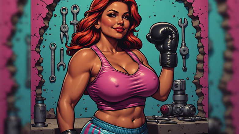 AI Porn: Femmes sexy, art de boxe