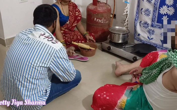 Hotty Jiya Sharmaa: Bhojpuri Bhabhi scopata duramente da suo suocero davanti al suo...