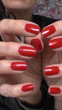 Natural Red Fingernails, JOI Lady Victoria Valente