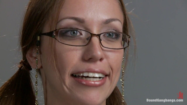 Bound Gang Bangs by Kink: Nerdy Grad Student Gets Gang Banged by Her Thesis Review...