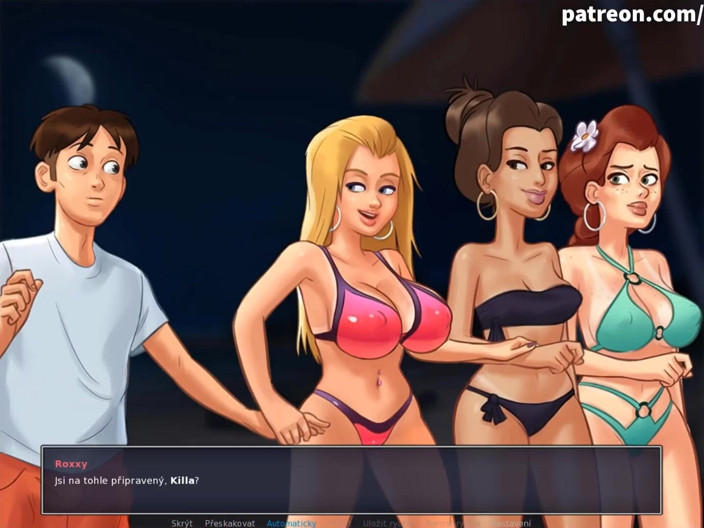 Cartoon Universal: Summertime saga part 7 - summer beach orgy  (Czech sub)