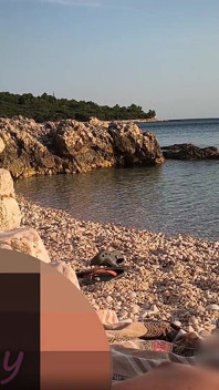 Risky Sex on a Nudist Beach in Spain: She Gets Touched While Nude - Misscreamy