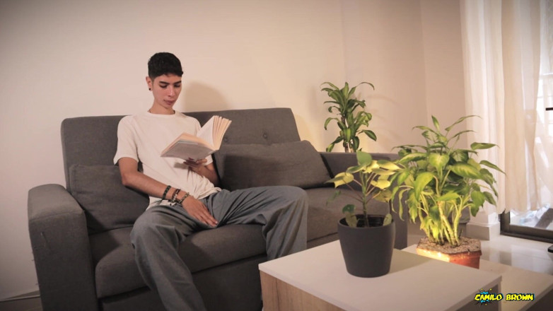 Magic C: Hot Twink Magic C Gets Turned on by His Book...