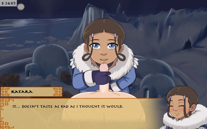 Cartoon Play: Four elements trainer part 18 (Book 1 water) (Slave route)