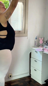 Chubby Ballerina Farts During Ballet Training