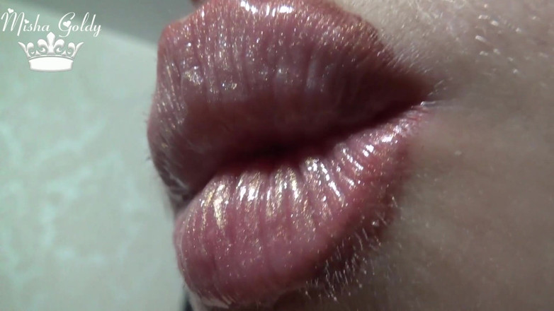 Goddess Misha Goldy: Lip gloss fetish &amp; worship
