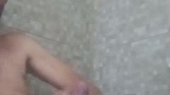 Rschacal: Brazilian Man with Big Hard Dick in the Bath