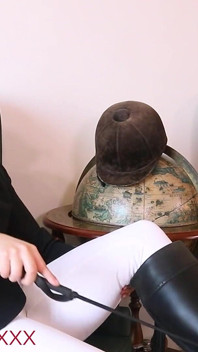 Clean Victoria's Riding Boots and Eat Your Cum